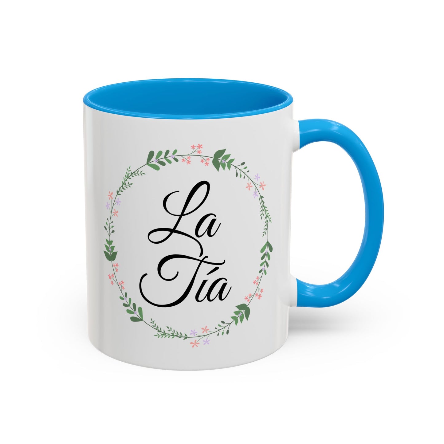 “La Tía - Como una mamá, pero más divertida” – 11oz Ceramic Mug with Inside Color
