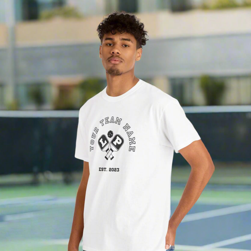 Personalized Pickleball Team Unisex T-Shirt - Customizable T-Shirt for Players & Fans, Gift for Pickleball Lovers