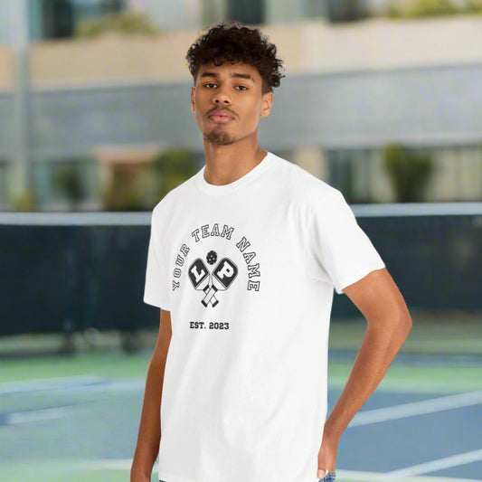 Personalized Pickleball Team Unisex T-Shirt - Customizable T-Shirt for Players & Fans, Gift for Pickleball Lovers