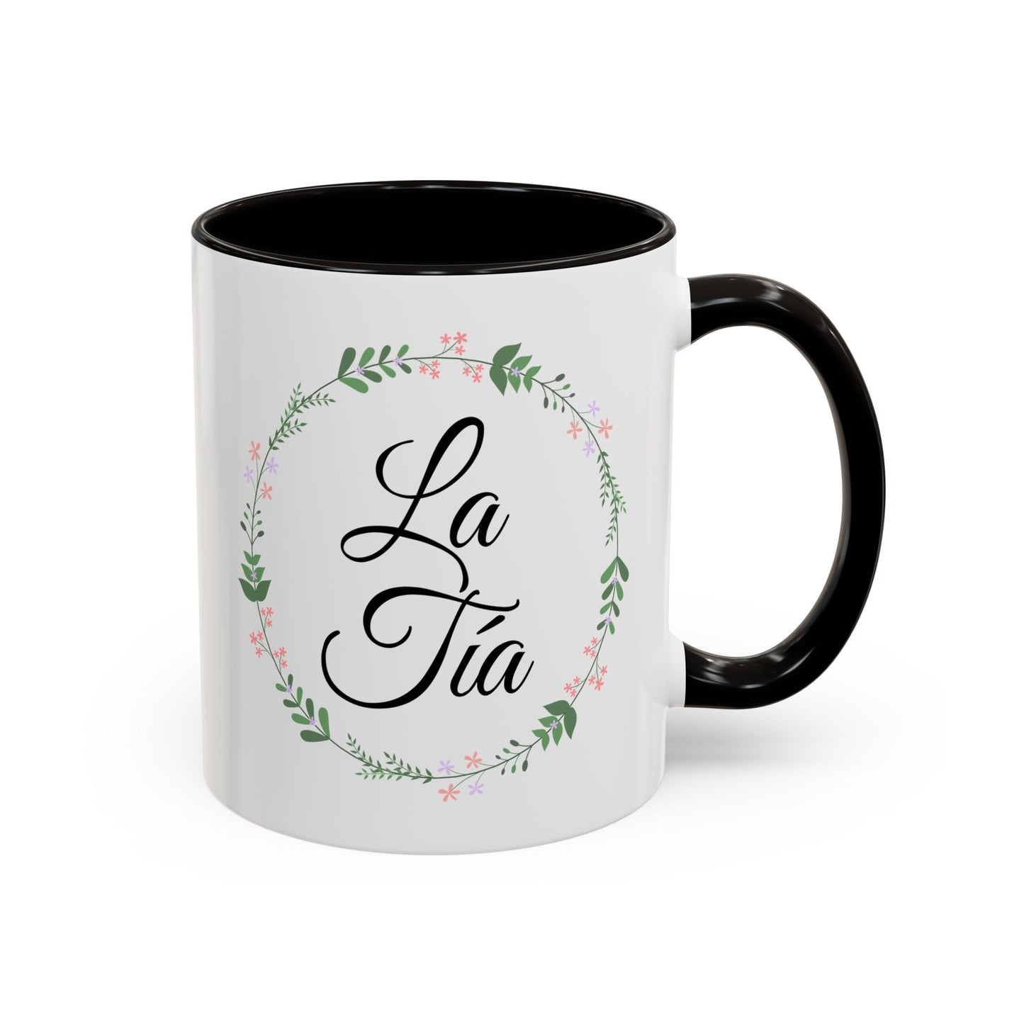 “La Tía - Como una mamá, pero más divertida” – 11oz Ceramic Mug with Inside Color