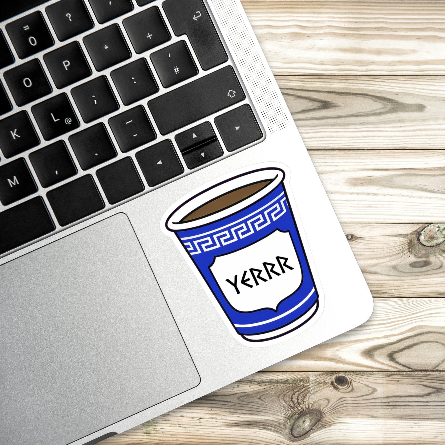 Classic NYC Coffee Cup Kiss-Cut Sticker