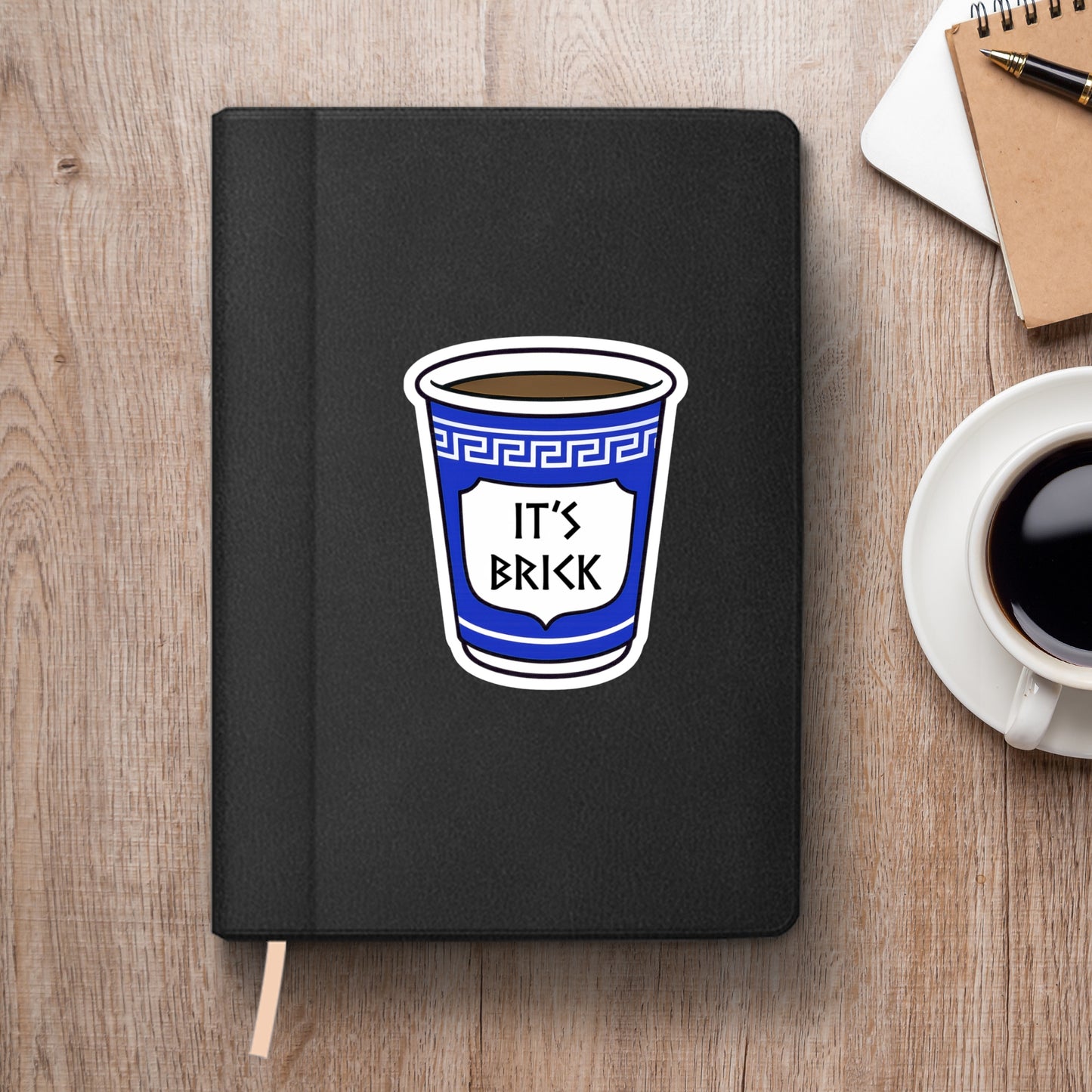 Classic NYC Coffee Cup Kiss-Cut Sticker