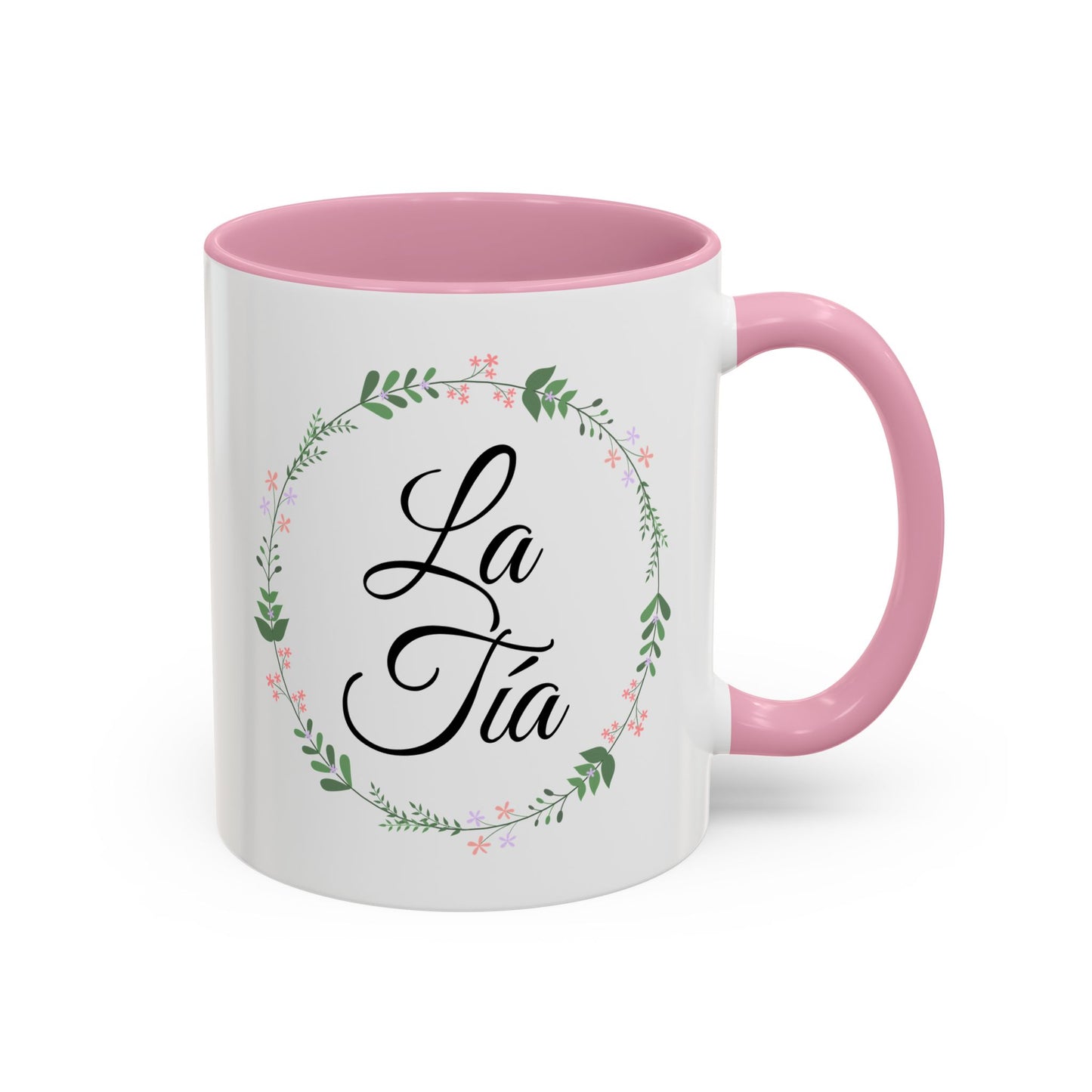 “La Tía - Como una mamá, pero más divertida” – 11oz Ceramic Mug with Inside Color
