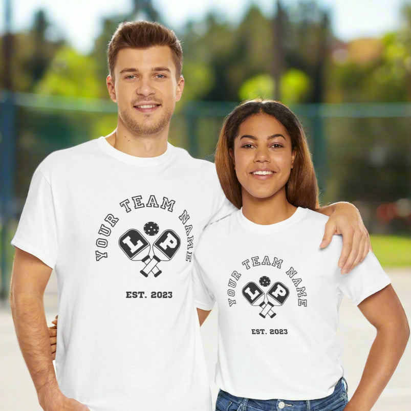 Personalized Pickleball Team Unisex T-Shirt - Customizable T-Shirt for Players & Fans, Gift for Pickleball Lovers