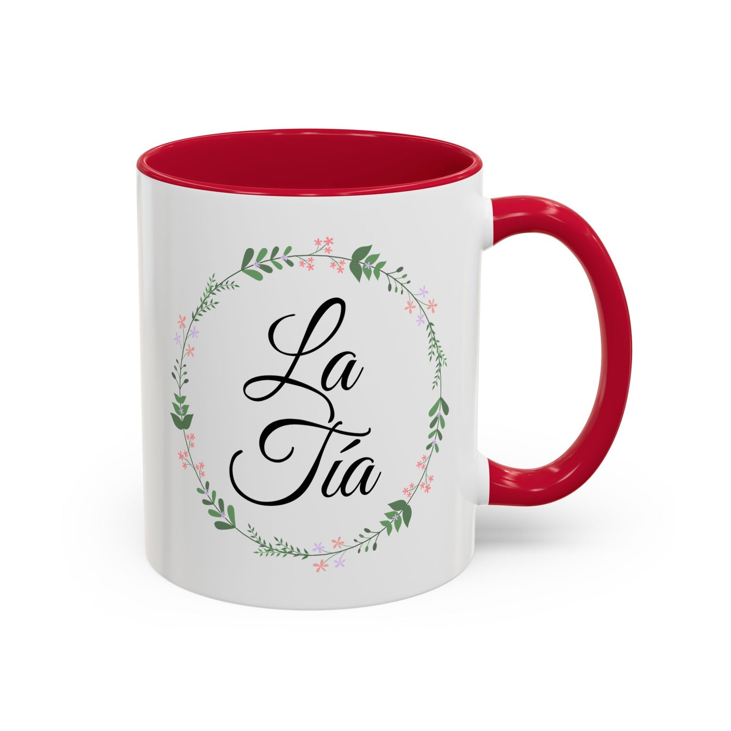 “La Tía - Como una mamá, pero más divertida” – 11oz Ceramic Mug with Inside Color