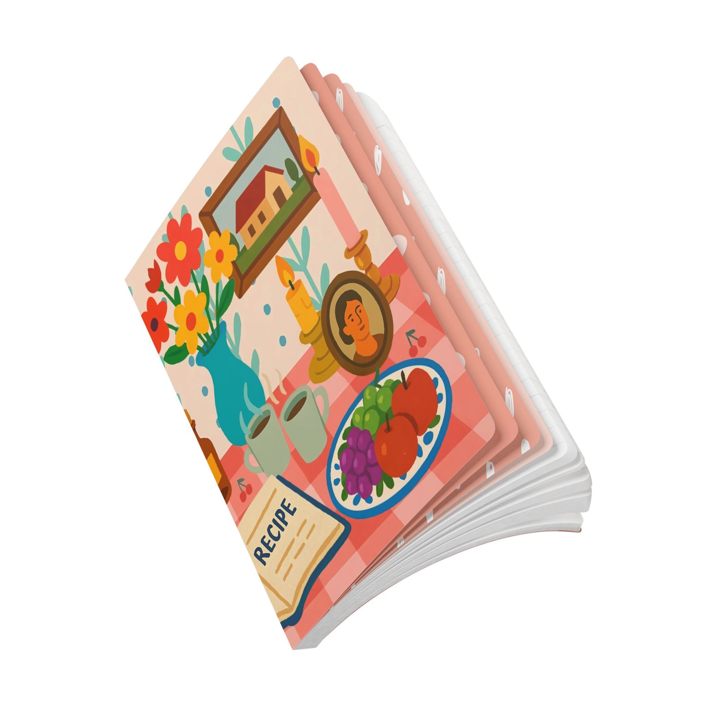Family Memories Softcover Lined Journal - Stories, Recipes, Letters & Photos (English)