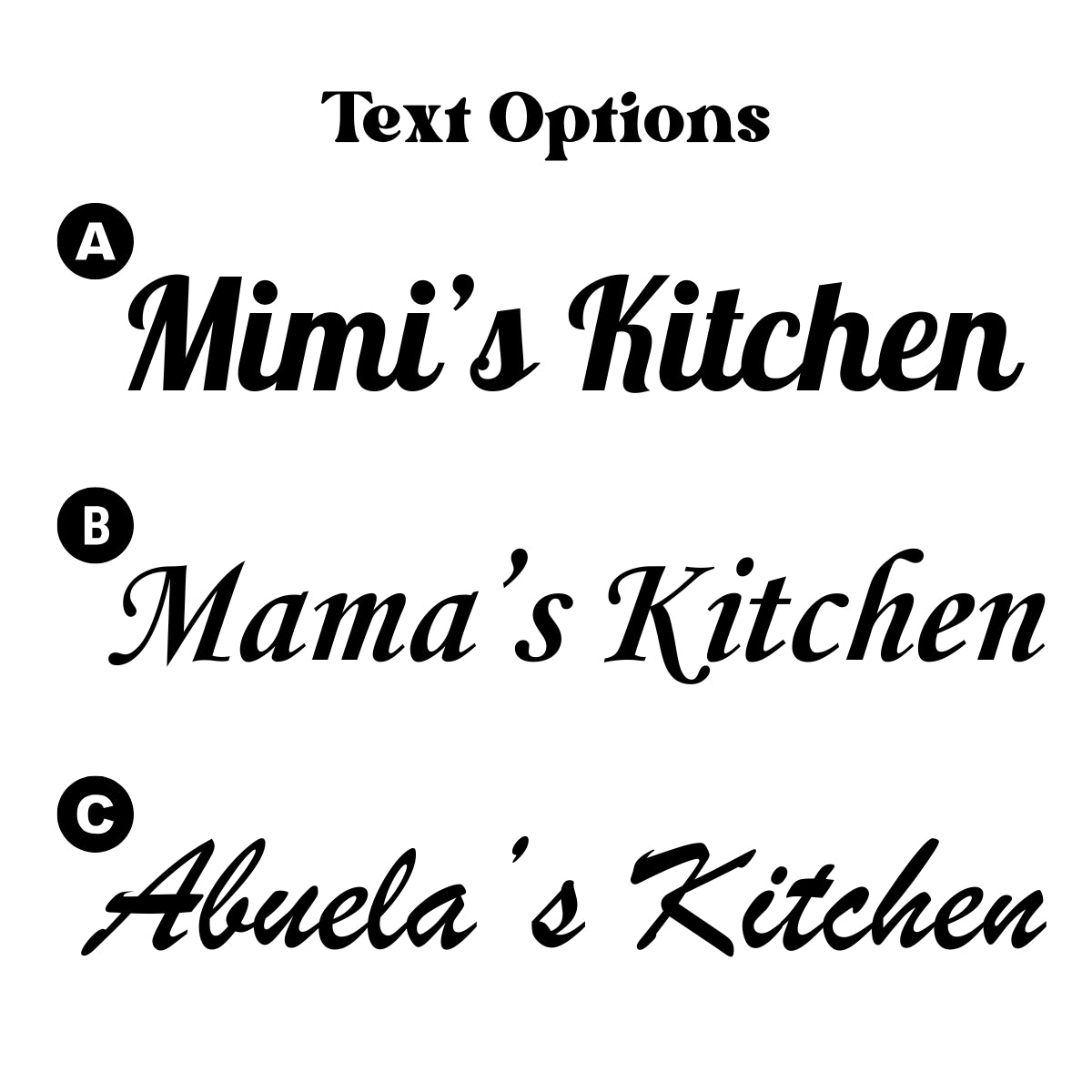 Personalized Embroidered Apron