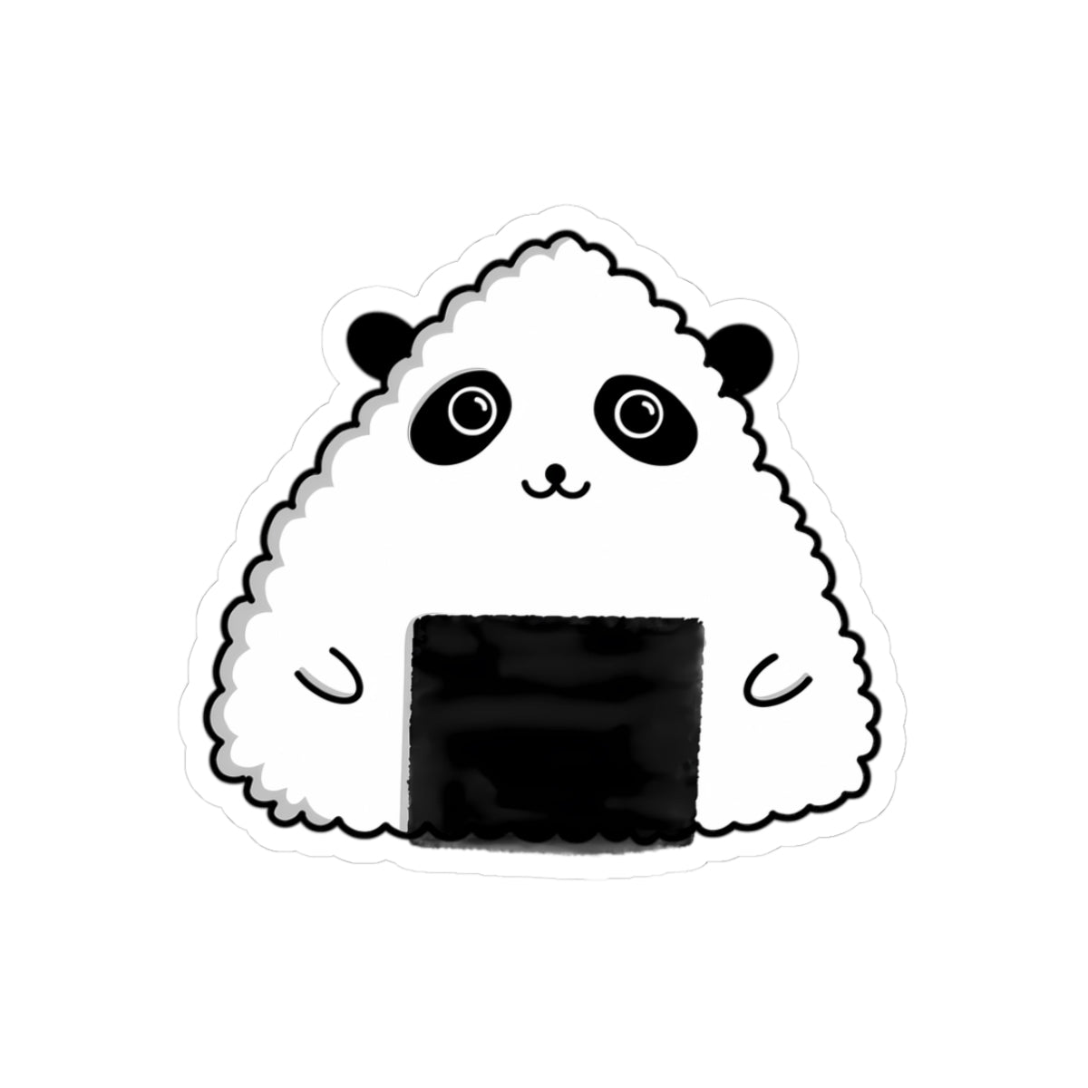 Kawaii Panda Onigiri Kiss-Cut Sticker