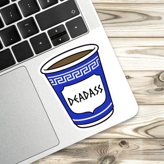 Classic NYC Coffee Cup Kiss-Cut Sticker